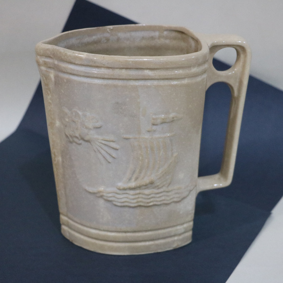 Other - Ship at Sea Sailboat on Ocean Ceramic Pitcher Other - Ship at Sea Sailboat on Ocean Ceramic Pitcher
